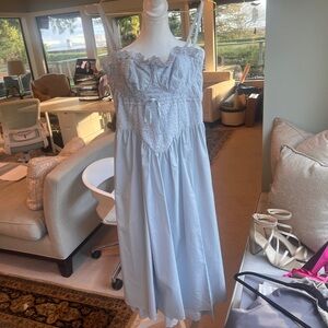 House of CB Sky Blue Lace Dress